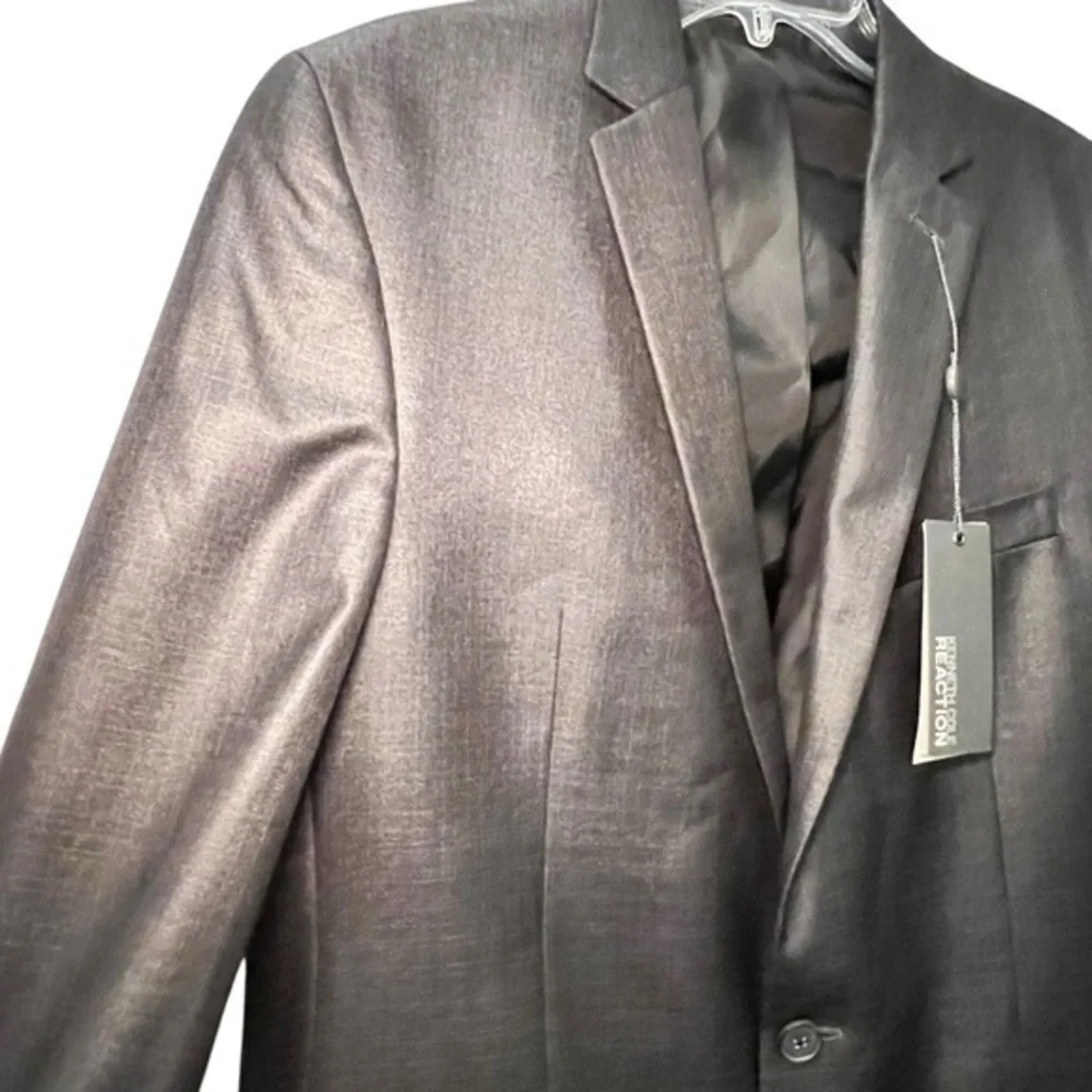 KENNETH COLE REACTION DARK GRAY 42 LONG SUIT SEPARATE COAT NWT $275 Professional
